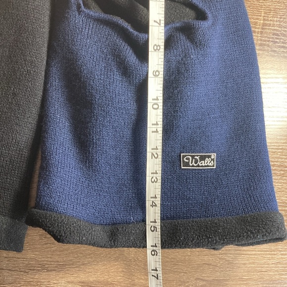 Bundle of 2 Mens Walls Winter Mask Beanie Blue & Black EUC - Picture 4 of 6